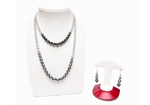 necklace and earring curlture pearl