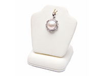 mabe pearl pendant in silver
